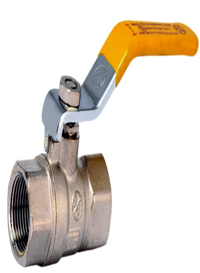 R. N. RN Forged Brass Steam Ball Valve 15MM(1/2") Inch Nickel Set ART-1780 - Image 1